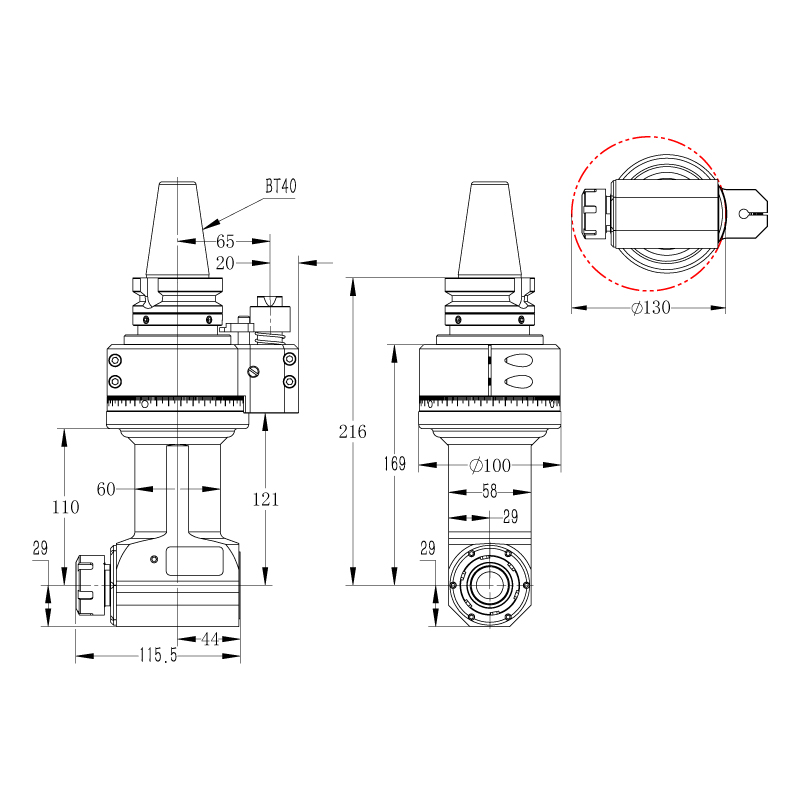 DK90-BT40-ER25-110