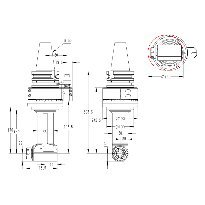 DK90-BT50-ER25-160