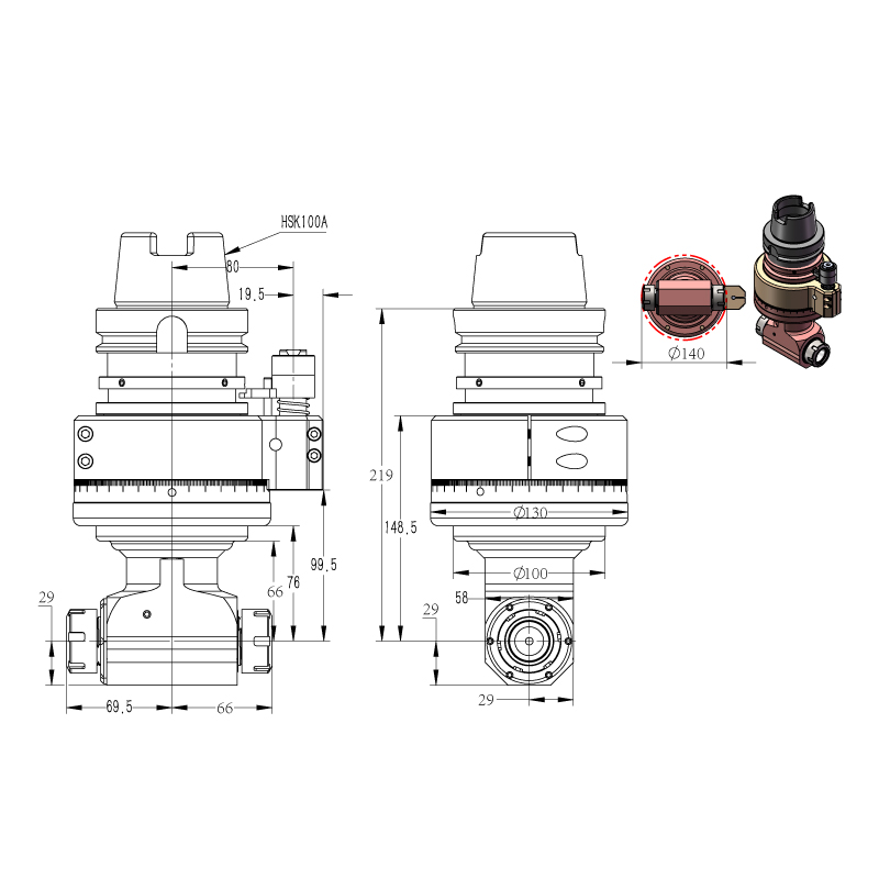 DK90-HSK100A-ER25-2X