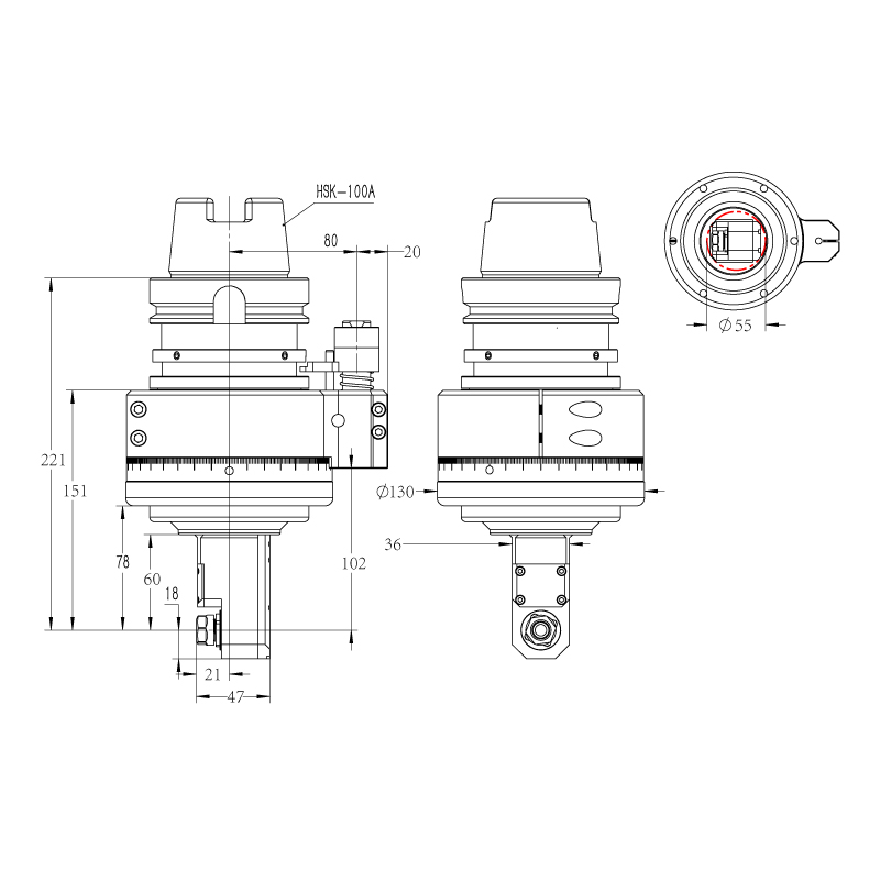 DK90-HSK100A-ER11M-60